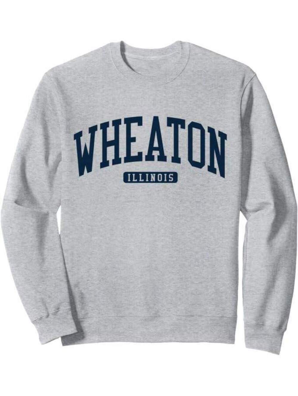 Wheaton Illinois Gray Crewneck Sweatshirt 2XL